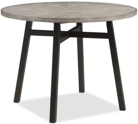 Mathis Counter Height Table in Black;Gray by Crown Mark