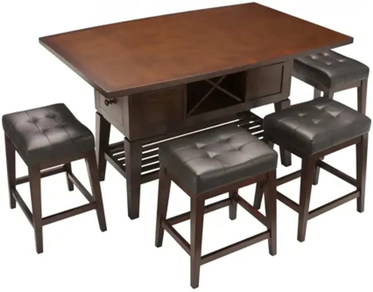 Danfield 5-pc. Counter-Height Dining Set