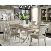 Farmhouse Reimagined 7-pc. Dining Set in White by Liberty Furniture