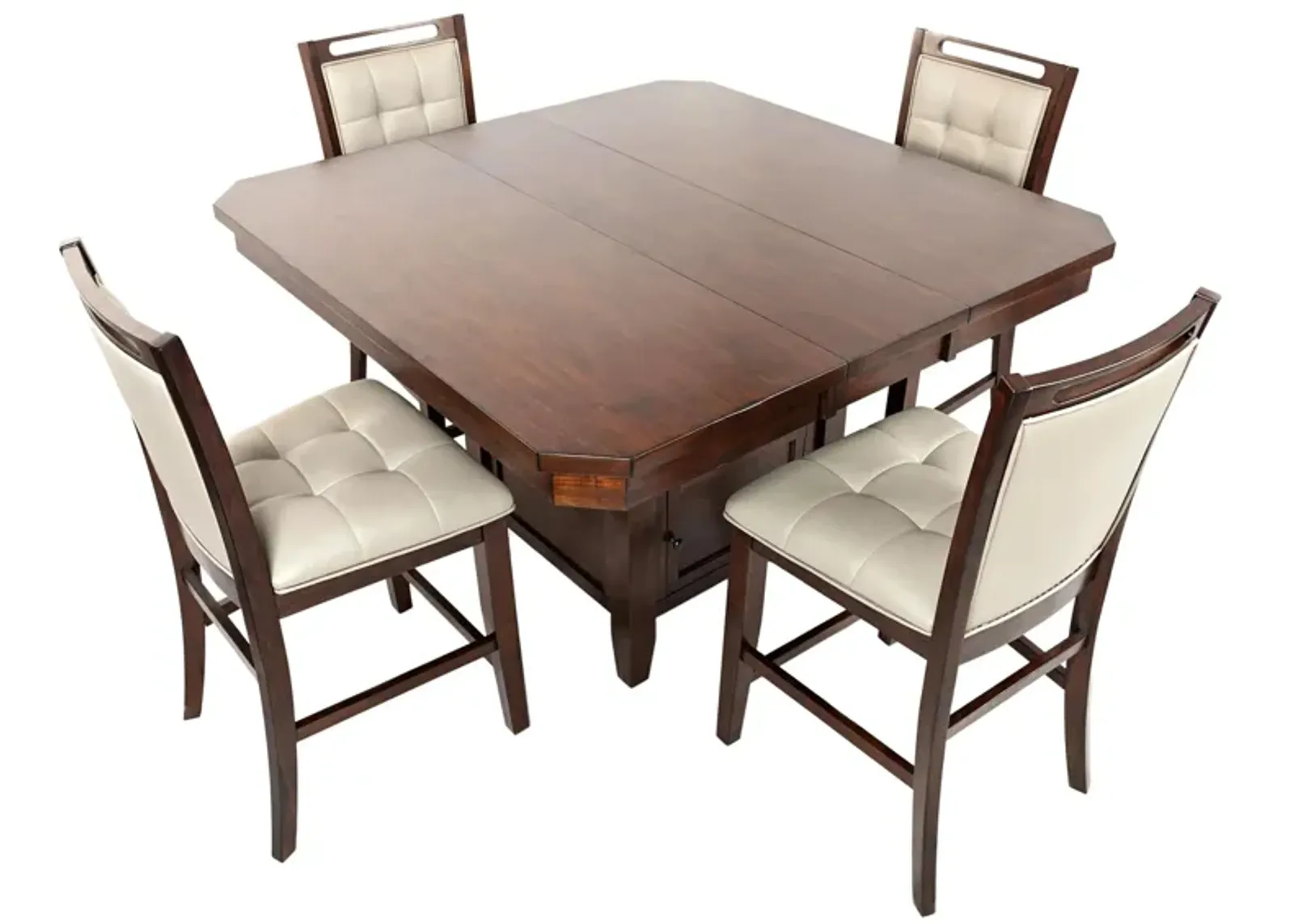 Manchester 5-pc. Counter-Height Dining Set in Warm Brown by Jofran