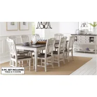 Mount Vernon 5-pc. Dining Set in Puddy/Cocoa by Jofran