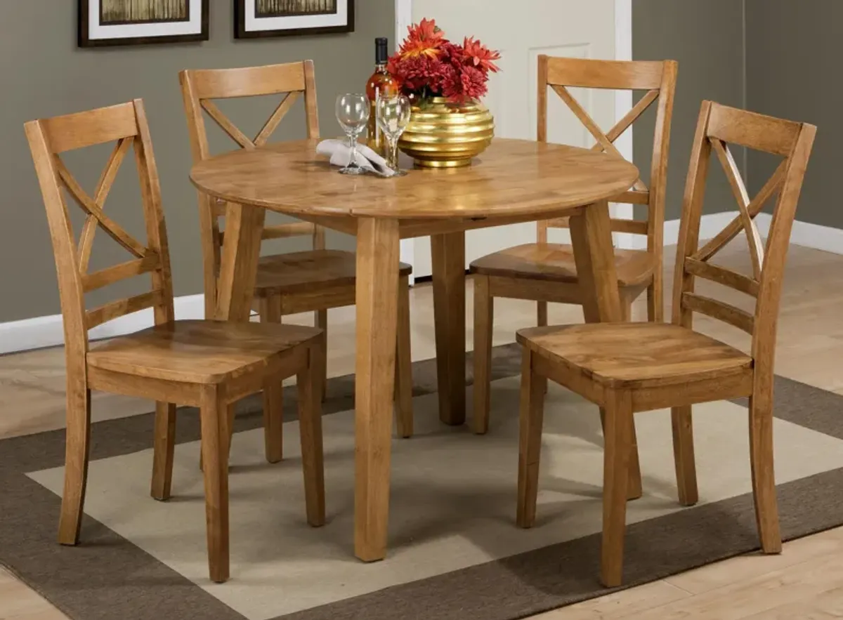 Simplicity 5-pc. X-Back Dining Set