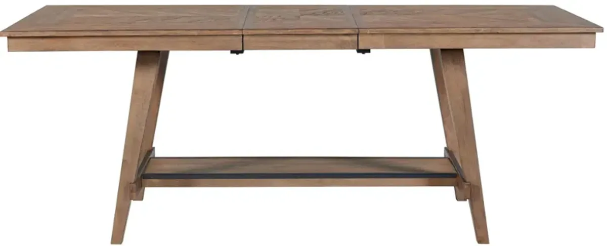 Oslo Gathering Table in Weathered Chestnut by Intercon