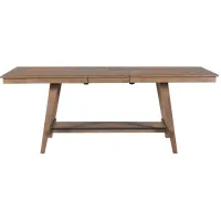 Oslo Gathering Table in Weathered Chestnut by Intercon