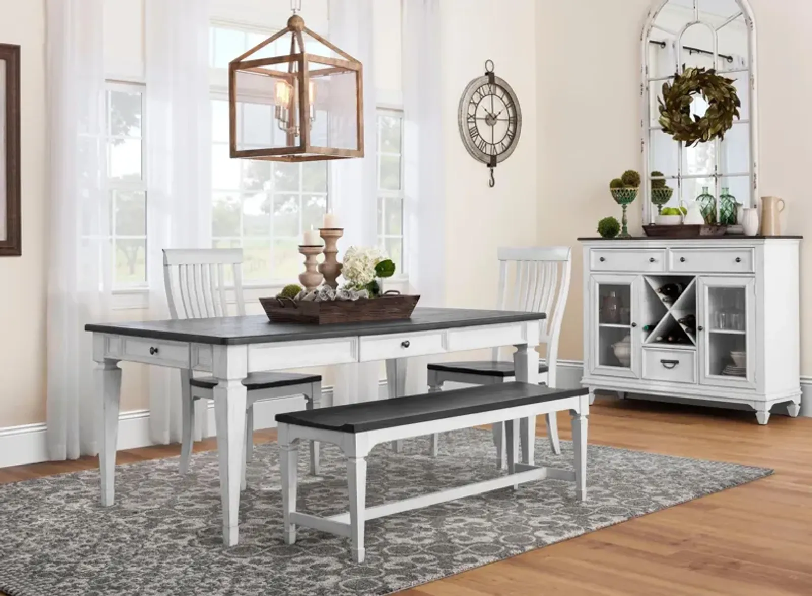 Shelby 4-pc. Dining Set w/Bench