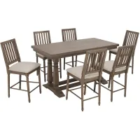 Londyn 7-pc. Counter-Height Dining Set by Davis Intl.