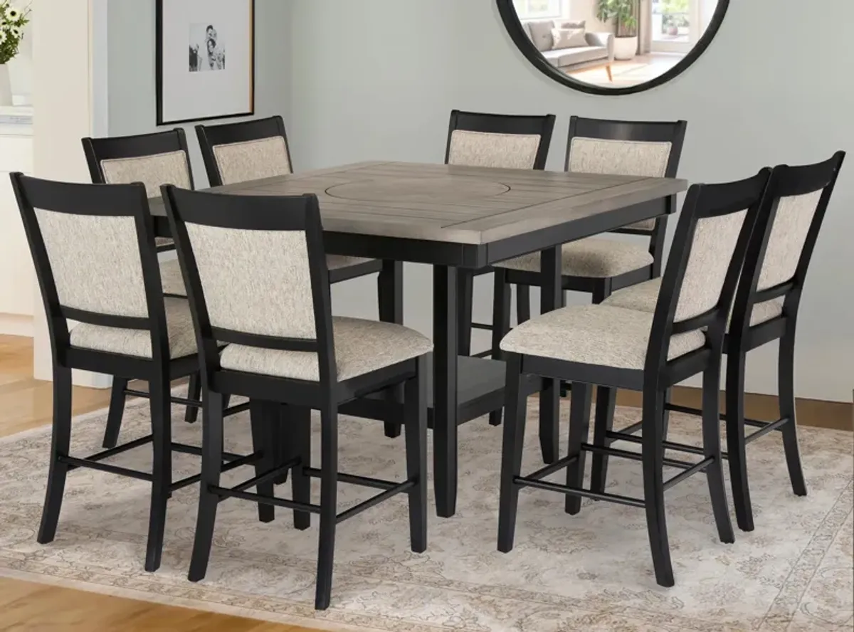 Lysander 9-pc. Counter-Height Dining Set