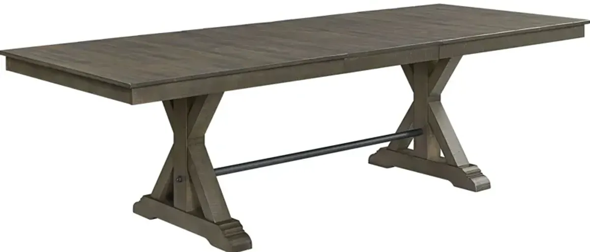 Sullivan Dining Table in Brushed Charcoal by Intercon