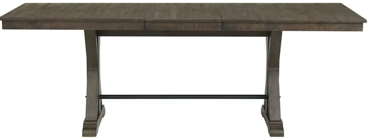 Sullivan Gathering Table in Brushed Charcoal by Intercon