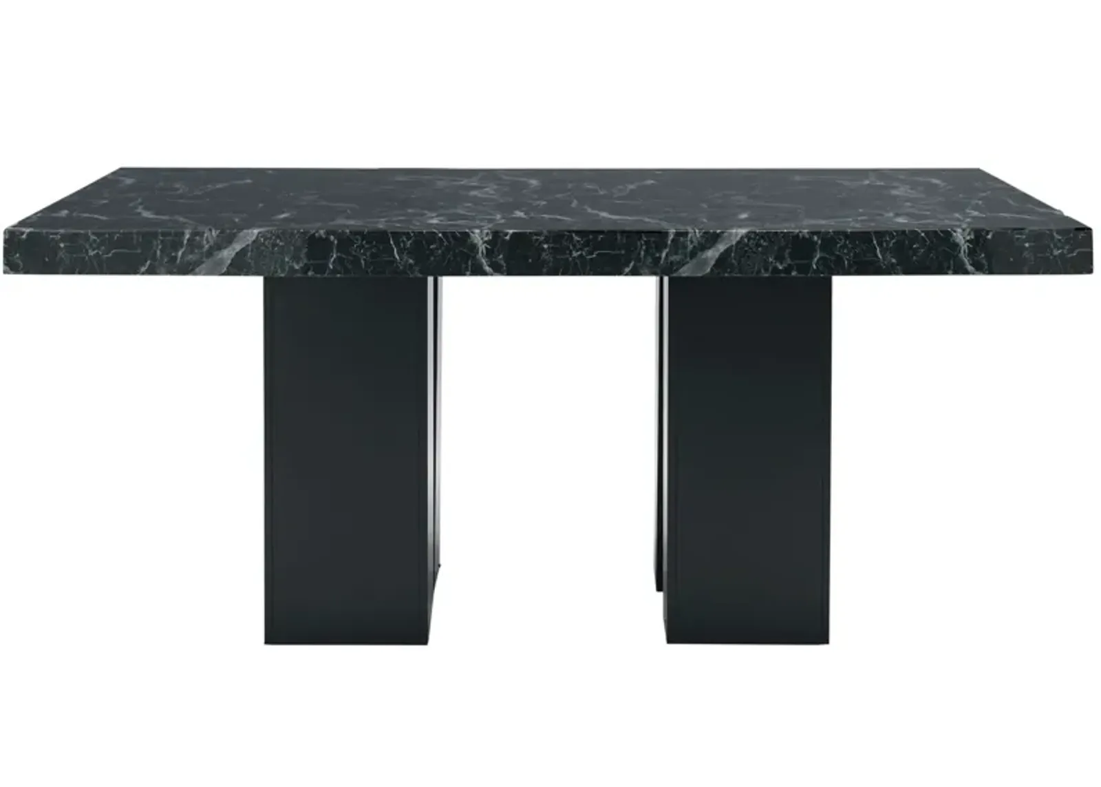 Alaina 2-pc. Dining Table in Black and White by Global Furniture Furniture USA