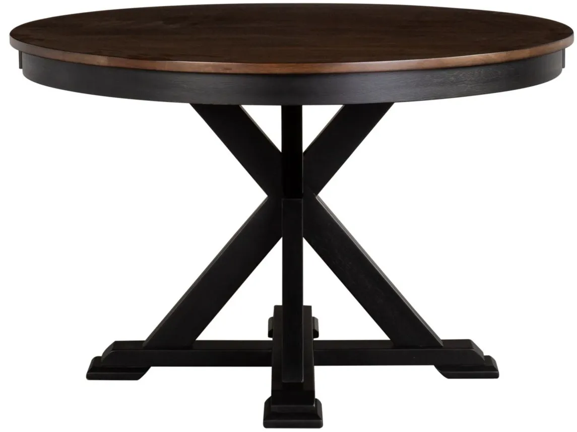 Stone Creek Dining Table in Chickory/Black by A-America
