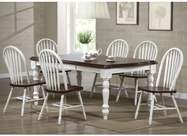 Fenway 7-pc. Dining Set w/ Arrowback Chairs