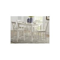 Simplicity 5-pc. Counter Height Dining Set in Paperwhite by Jofran