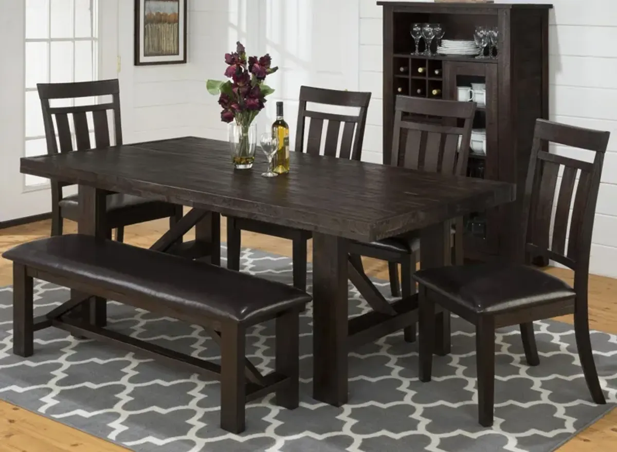 Kona Grove 6-pc. Dining Set in Deep Chocolate by Jofran