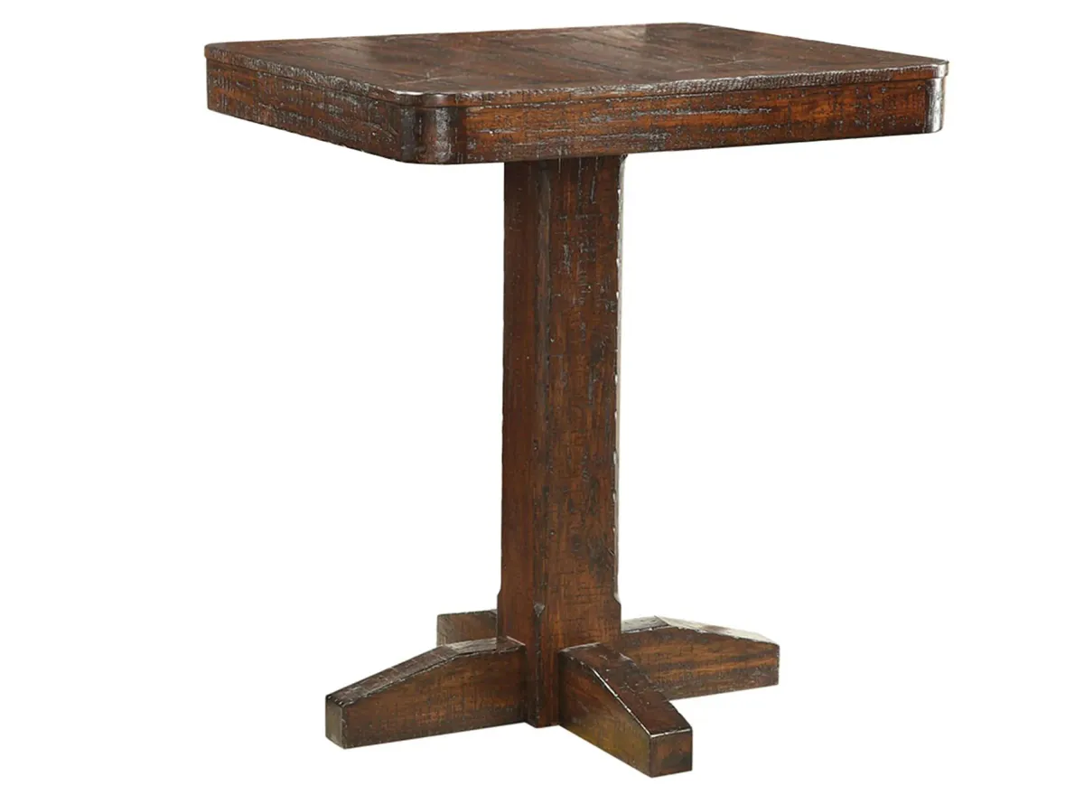 Gettysburg Bar-Height Dining Table in Dark Distressed by ECI