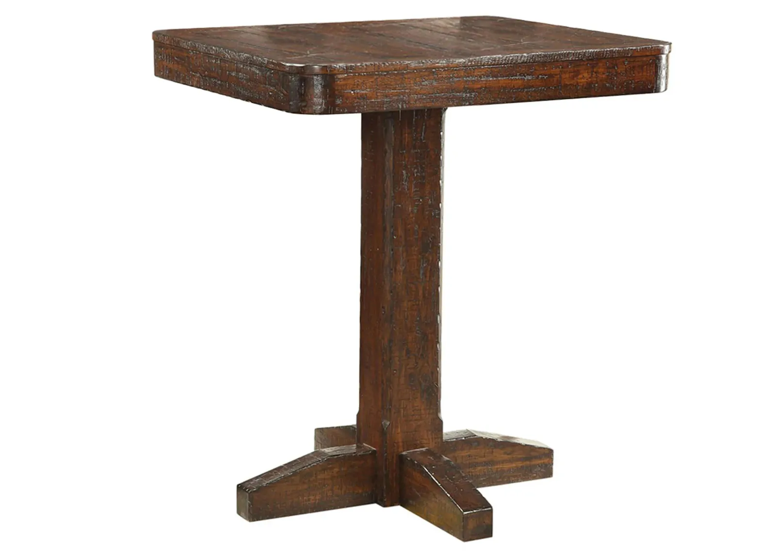 Gettysburg Bar-Height Dining Table in Dark Distressed by ECI