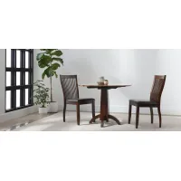 Nevada 3-pc. Dining Set in Brown by Bellanest