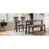 Maple Ridge 4-pc. Dining Set in Gray by Legacy Classic Furniture