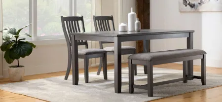 Maple Ridge 4-pc. Dining Set in Gray by Legacy Classic Furniture