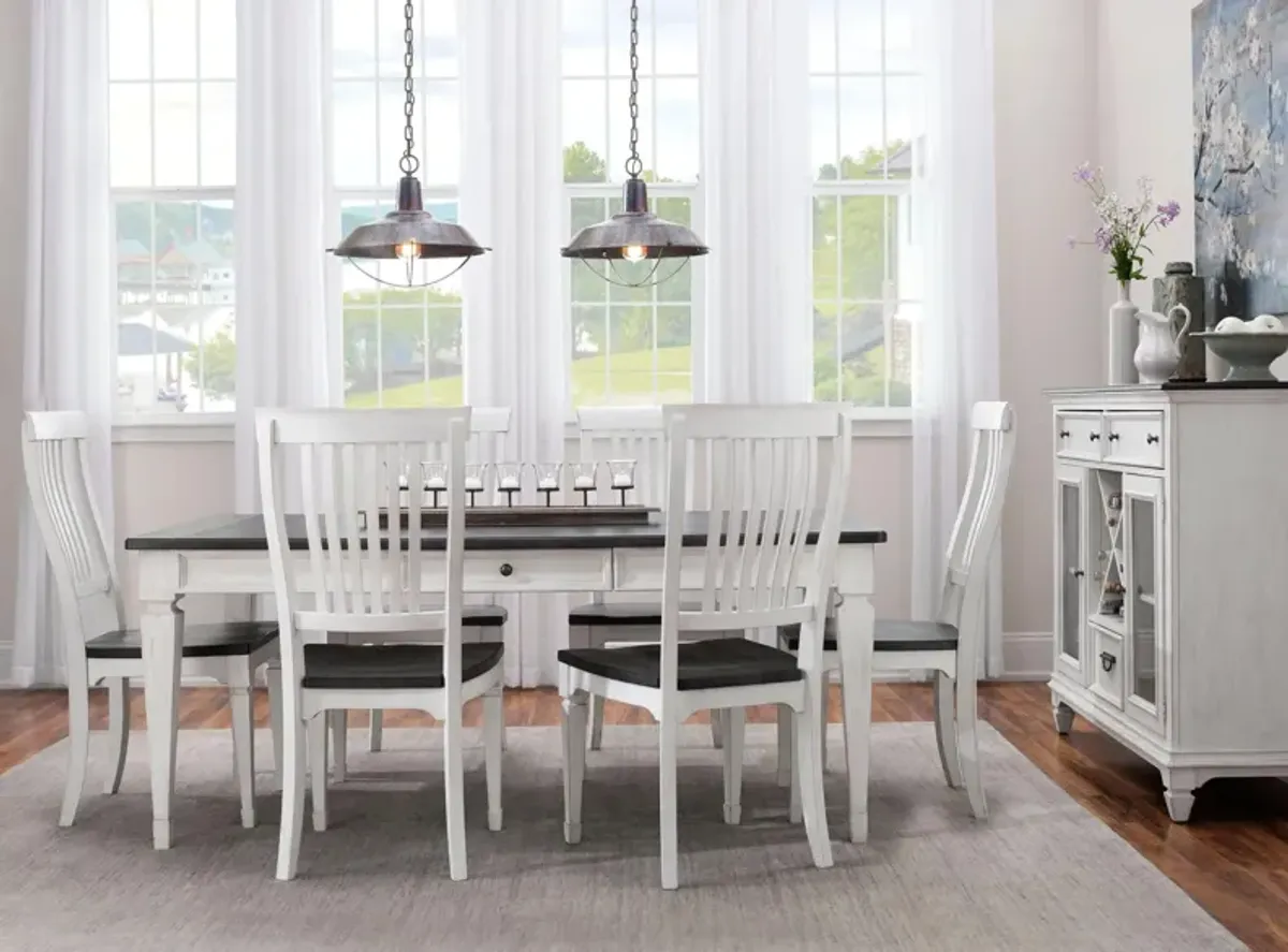 Shelby 7-pc. Dining Set in White / Gray by Liberty Furniture