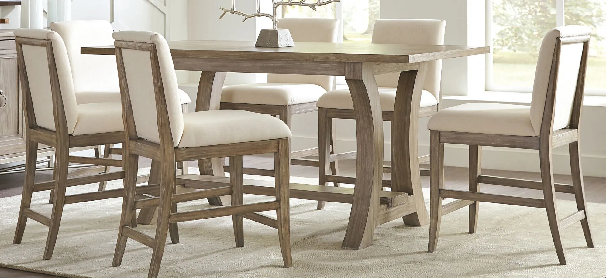 Torrin 7-pc. Counter-Height Dining Set in Natural by Riverside Furniture
