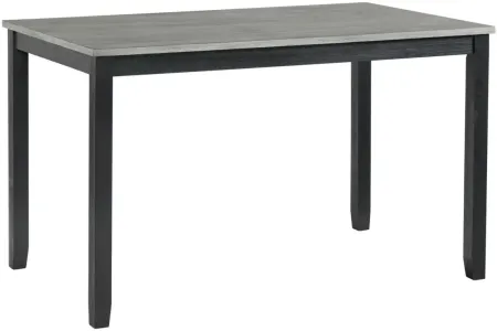 Glenwood 6-pc. Counter- Height Dining Set w/ Bench in Gray/Black by Elements International Group