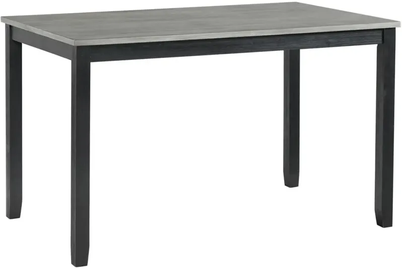 Glenwood 6-pc. Counter- Height Dining Set w/ Bench in Gray/Black by Elements International Group