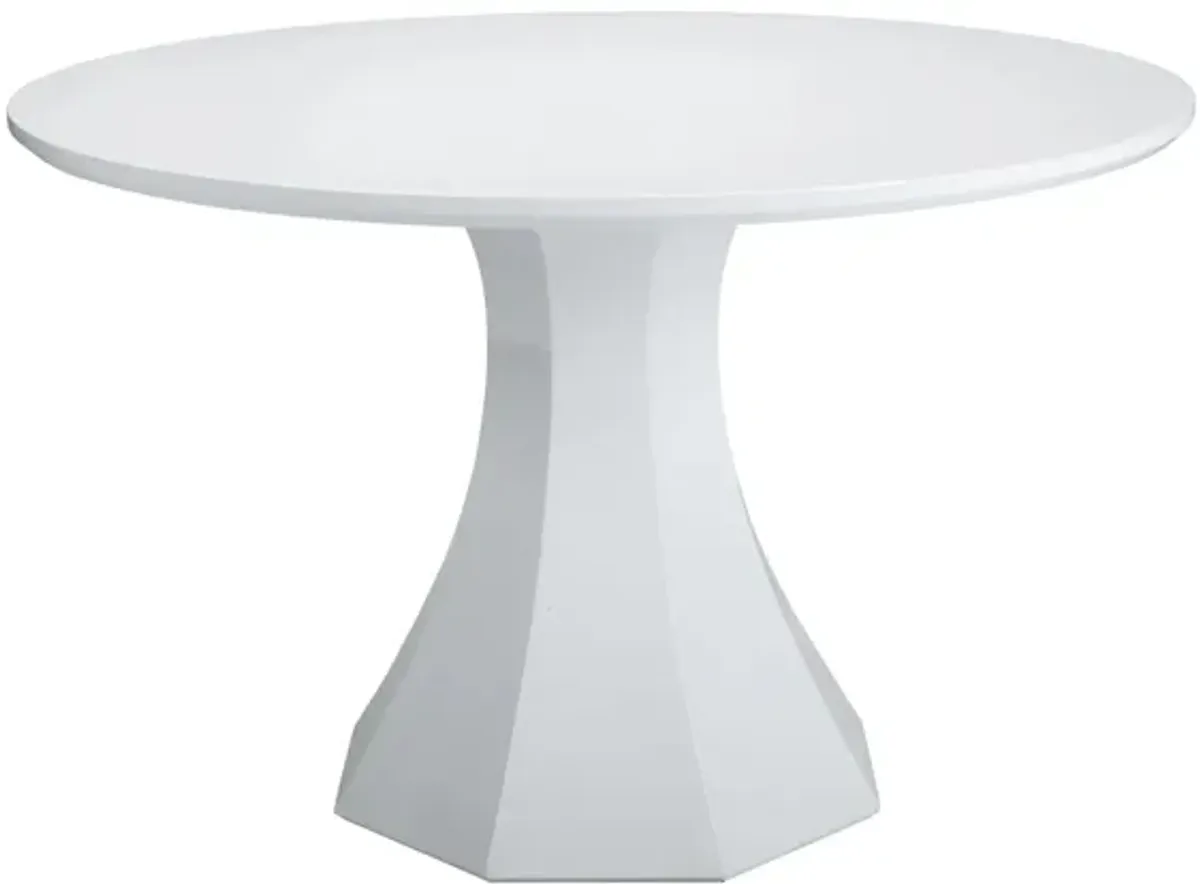 Sanara 47.5" Dining Table in White by Sunpan