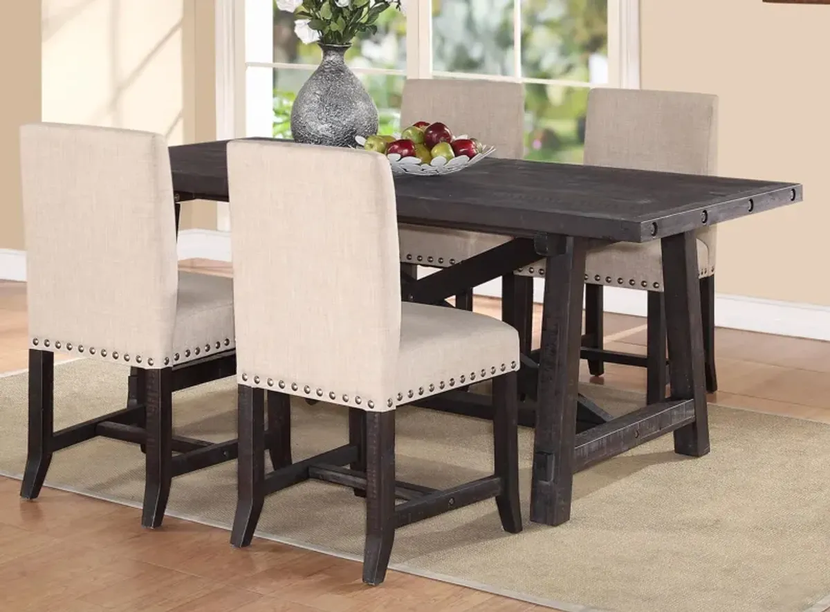 Zabela 5-pc. Dining Set in Beige/Gray by Bellanest