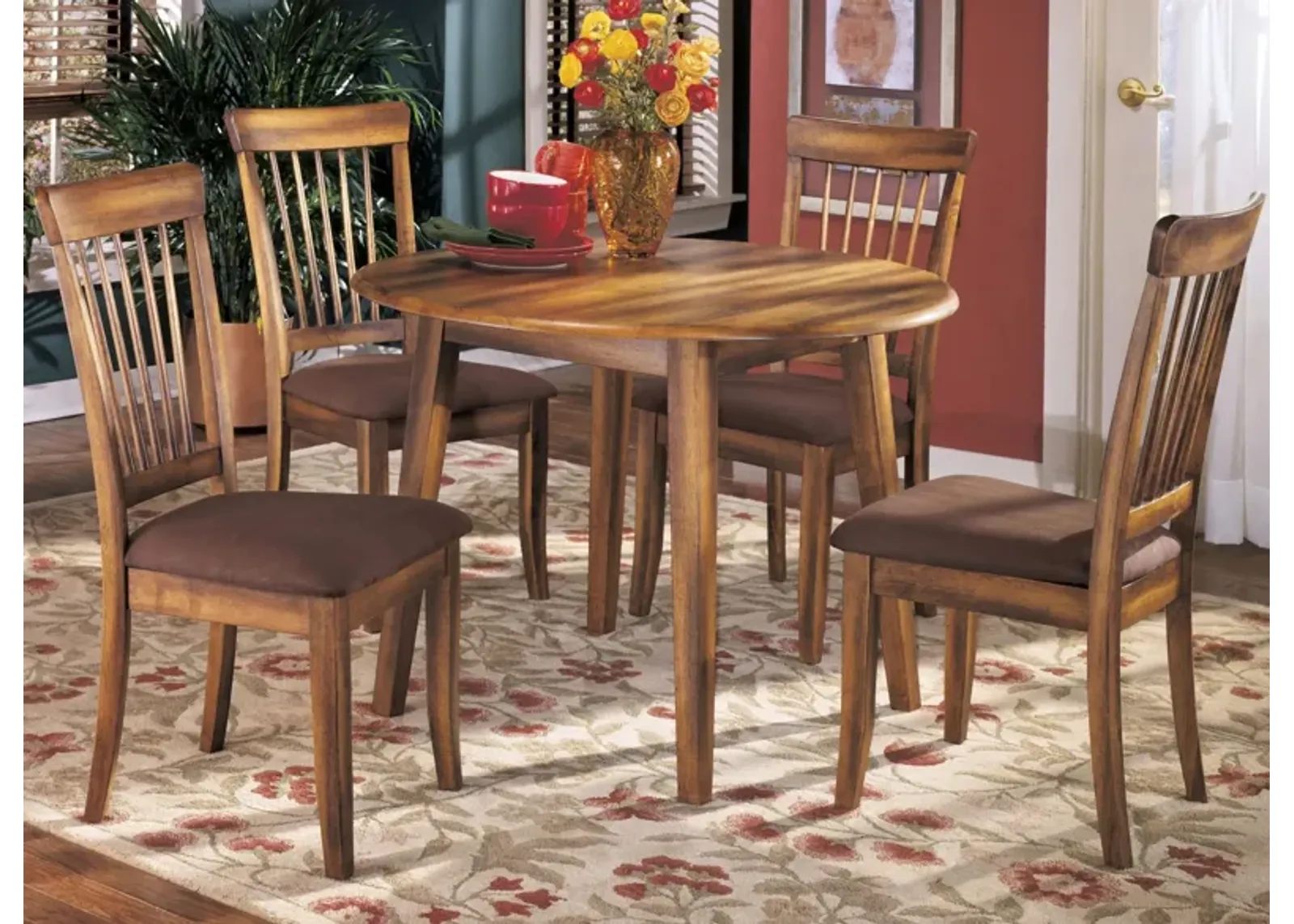 Berringer 5-pc. Dining Set in Rustic Brown by Ashley Furniture