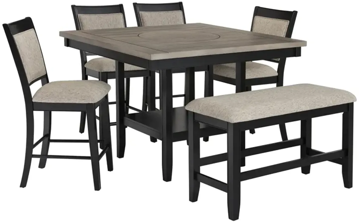 Lysander 6-pc. Counter-Height Dining Set