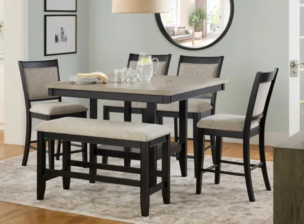Lysander 6-pc. Counter-Height Dining Set