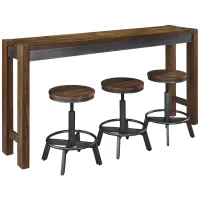 Torjin 4-pc. Counter-Height Dining Set in Brown/Gray by Ashley Furniture