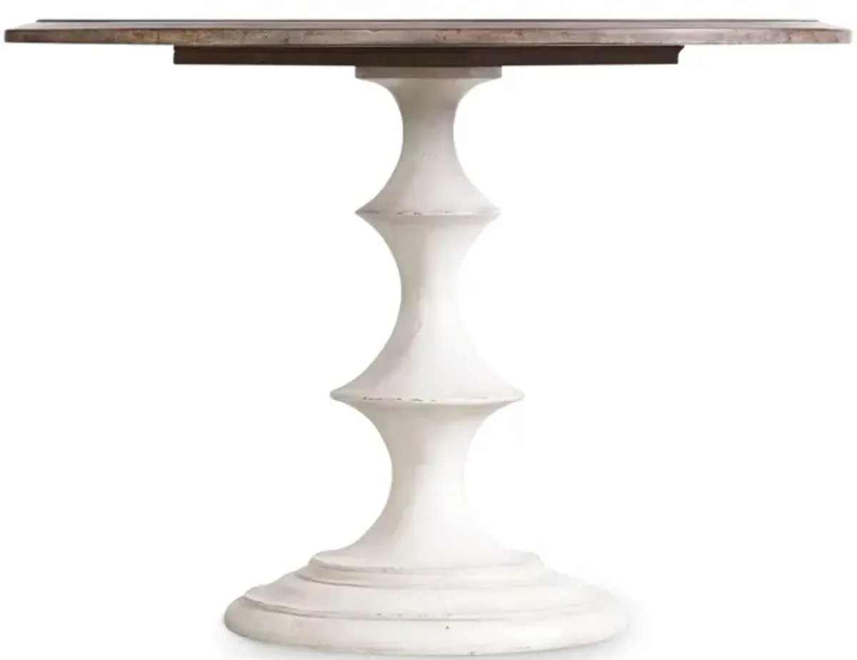 Melange Brynlee Table in White/Light Wood by Hooker Furniture