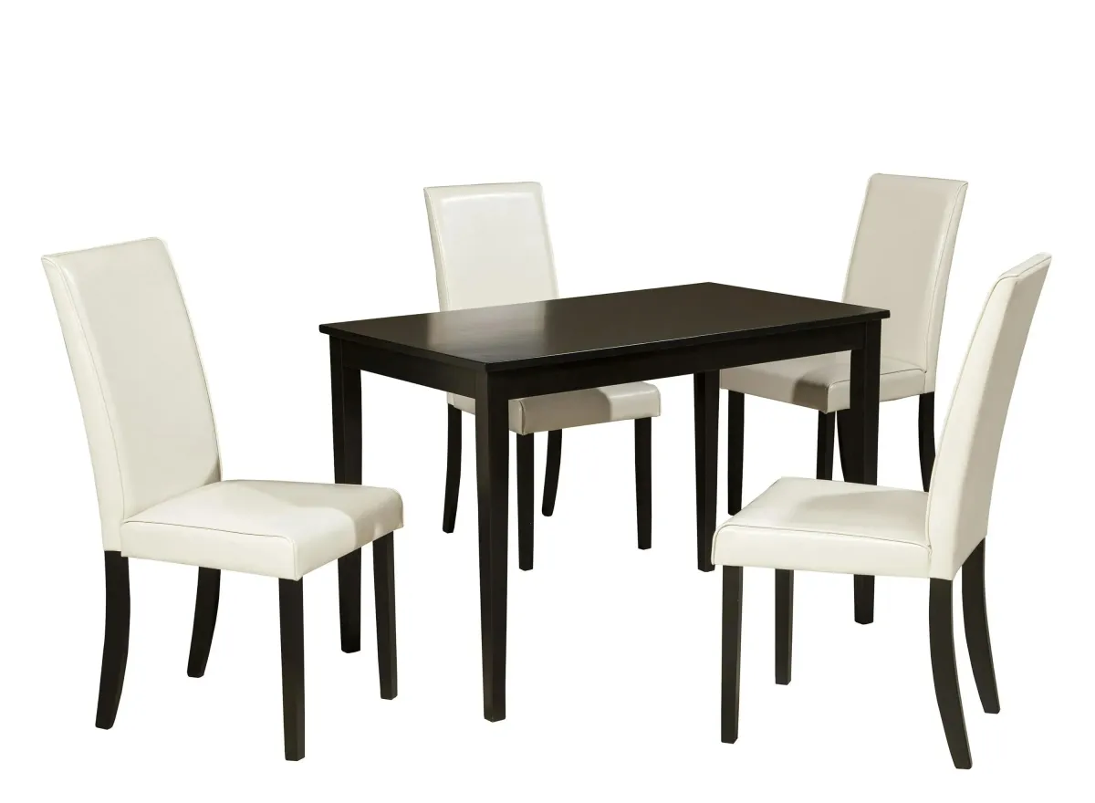 Kimonte 5-pc. Dining Set in Dark Brown by Ashley Furniture