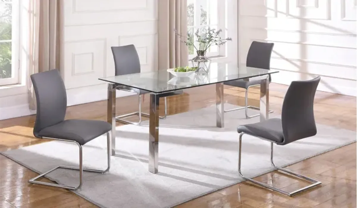 Cristina 5-pc. Glass Dining Set