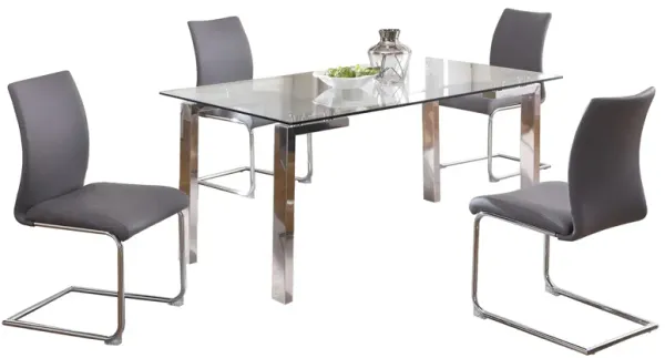 Cristina 5-pc. Glass Dining Set