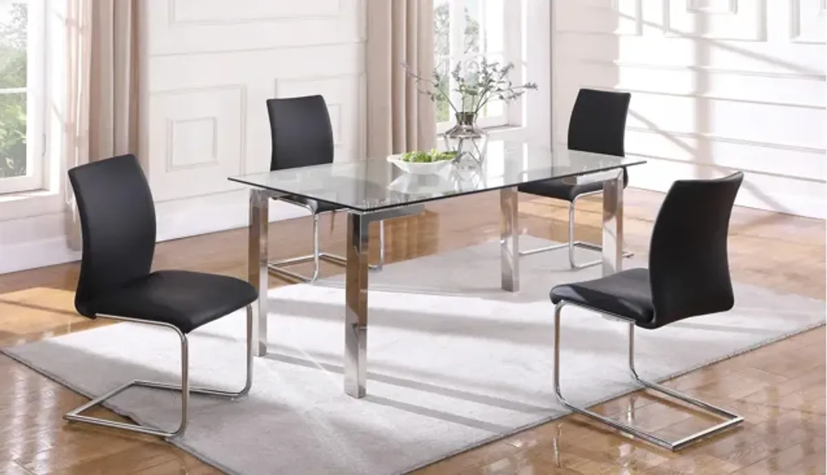 Cristina 5-pc. Glass Dining Set