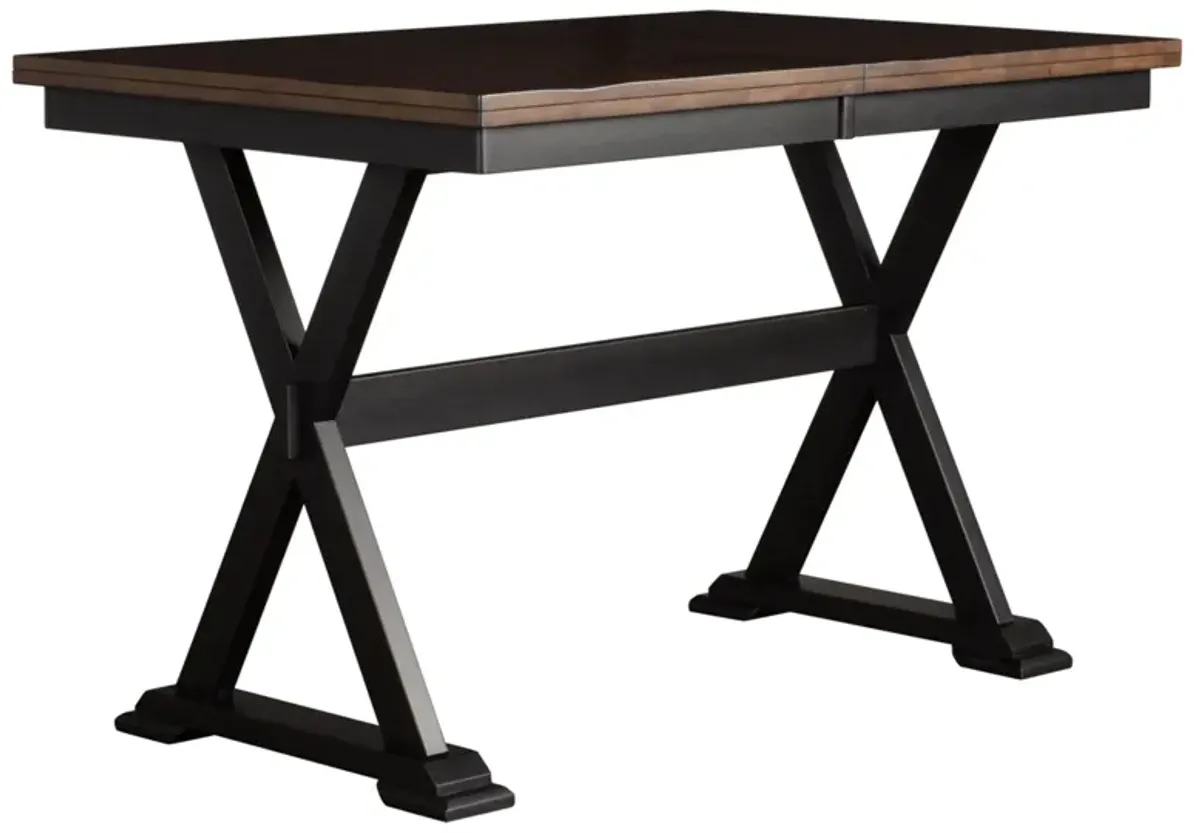 Stone Creek Counter-Height Table in Chickory/Black by A-America