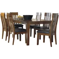 Fowler 7-pc. Dining Set in Medium Brown by Ashley Furniture