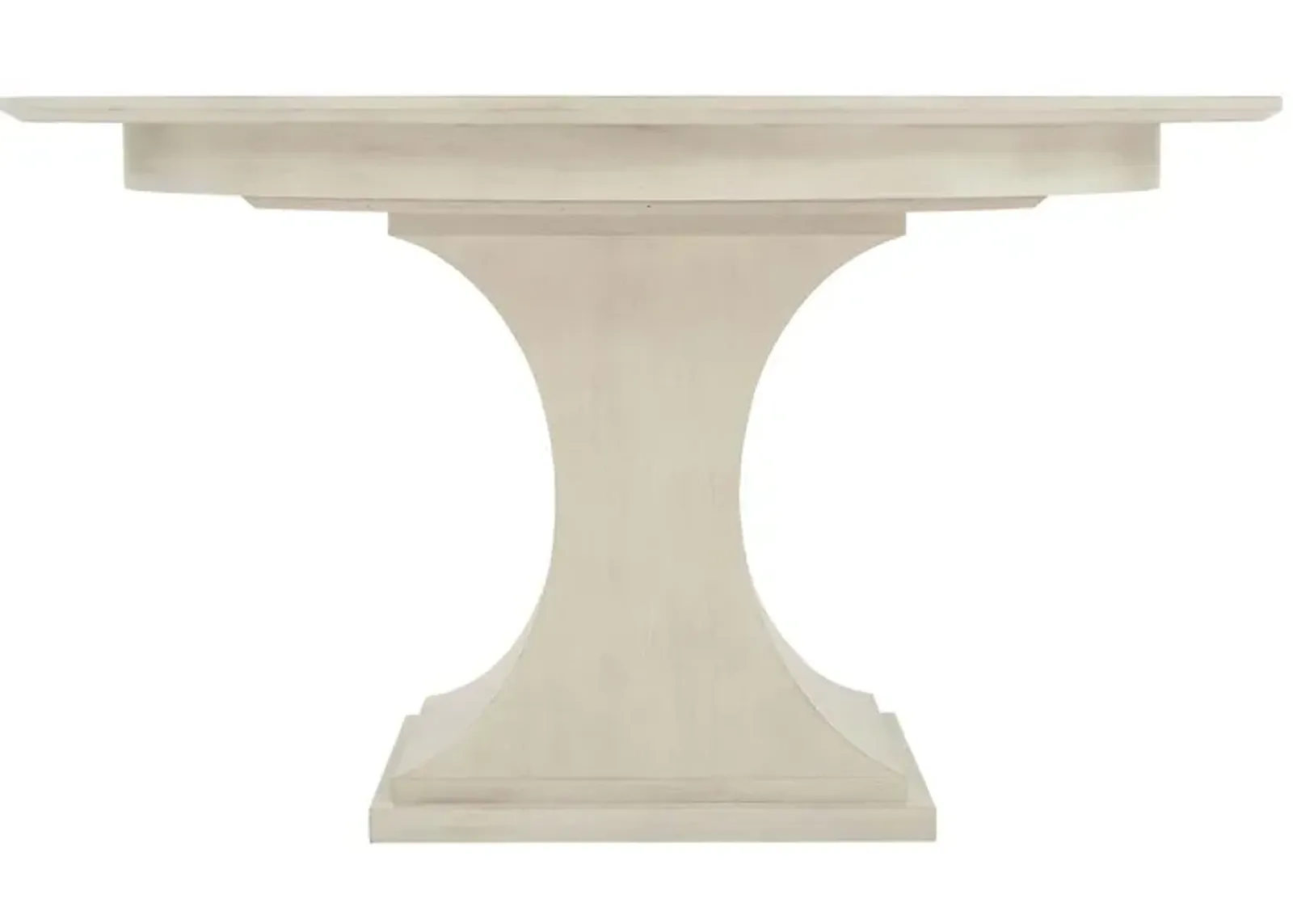 East Hampton Round Dining Table in Cerused Linen by Bernhardt