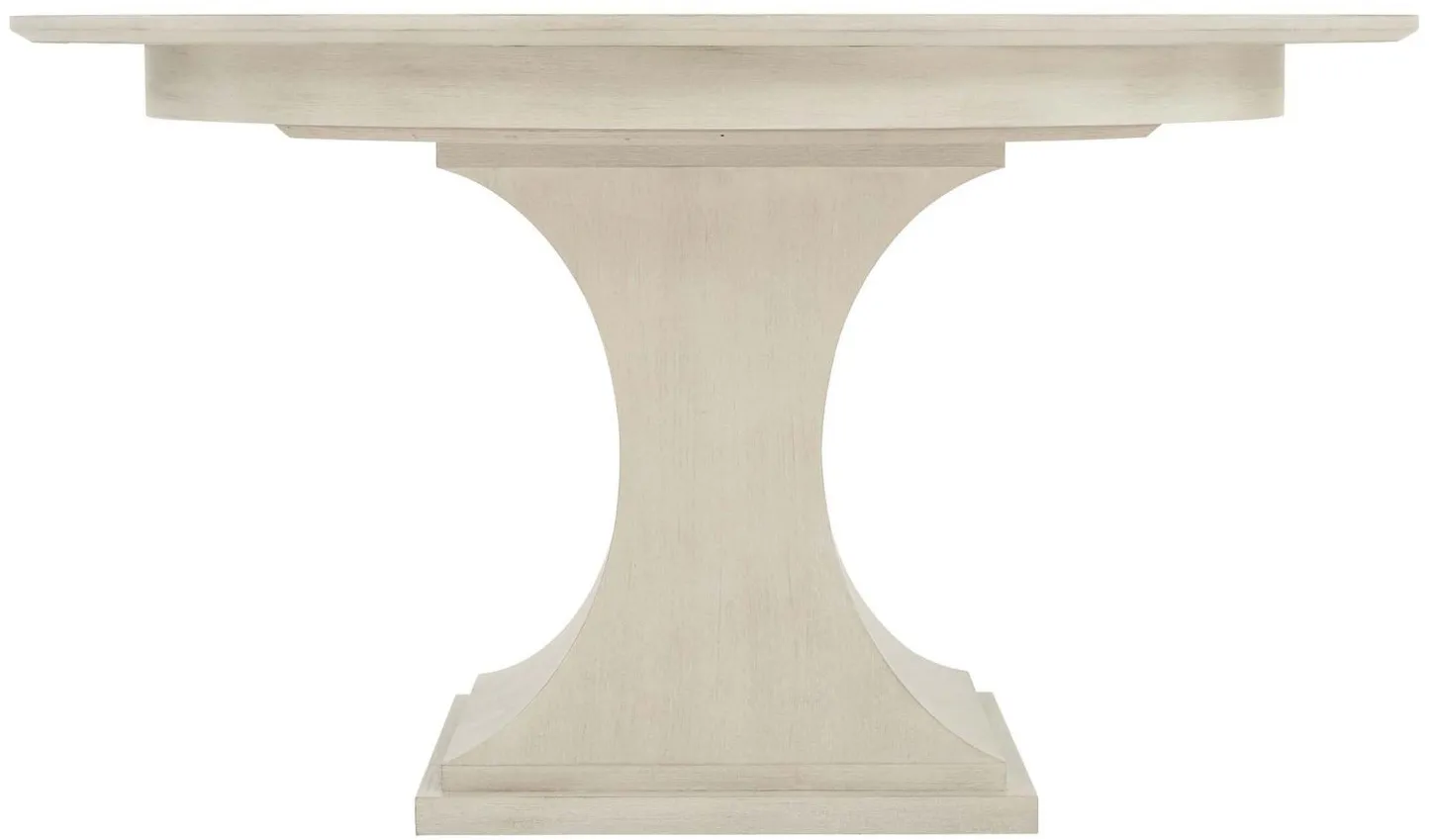 East Hampton Round Dining Table in Cerused Linen by Bernhardt