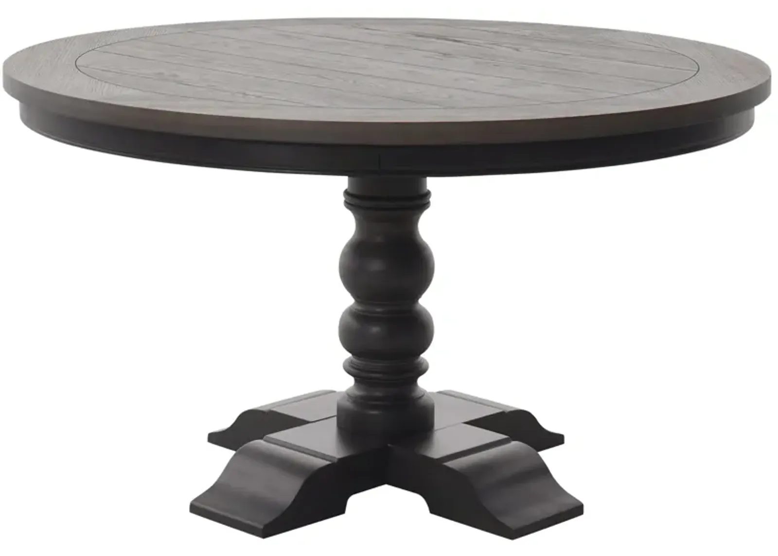 Percy Round Dining Table in Vineyard Black by Davis Intl.