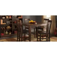 52nd Street 5-pc. Counter-Height Dining Set in Cherry by Bellanest
