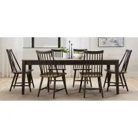 Highgrove 7-pc. Dining Set in Black and Woodtone by Liberty Furniture