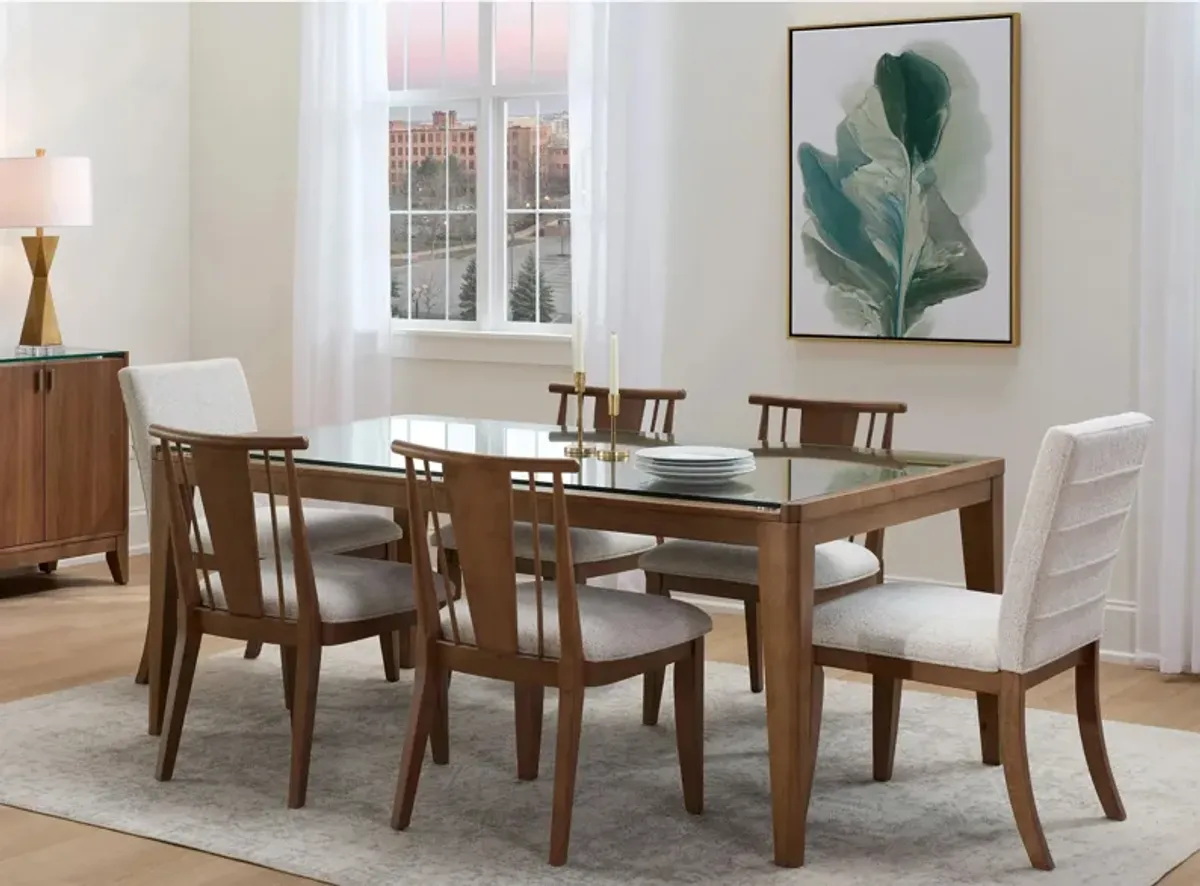 Kerrigan 7-pc. Dining Set in Walnut by Davis Intl.