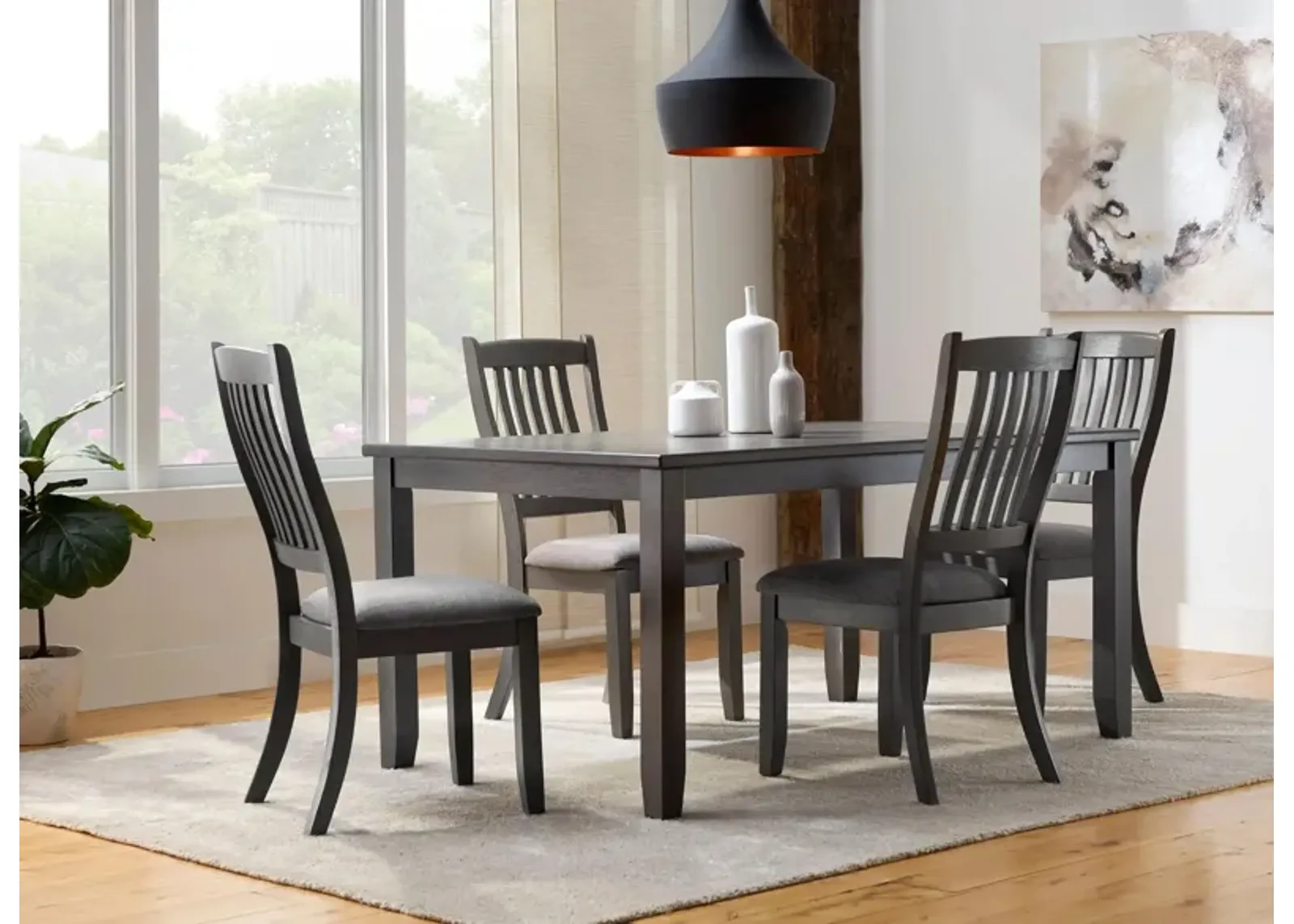 Maple Ridge 5-pc. Dining Set in Gray by Legacy Classic Furniture