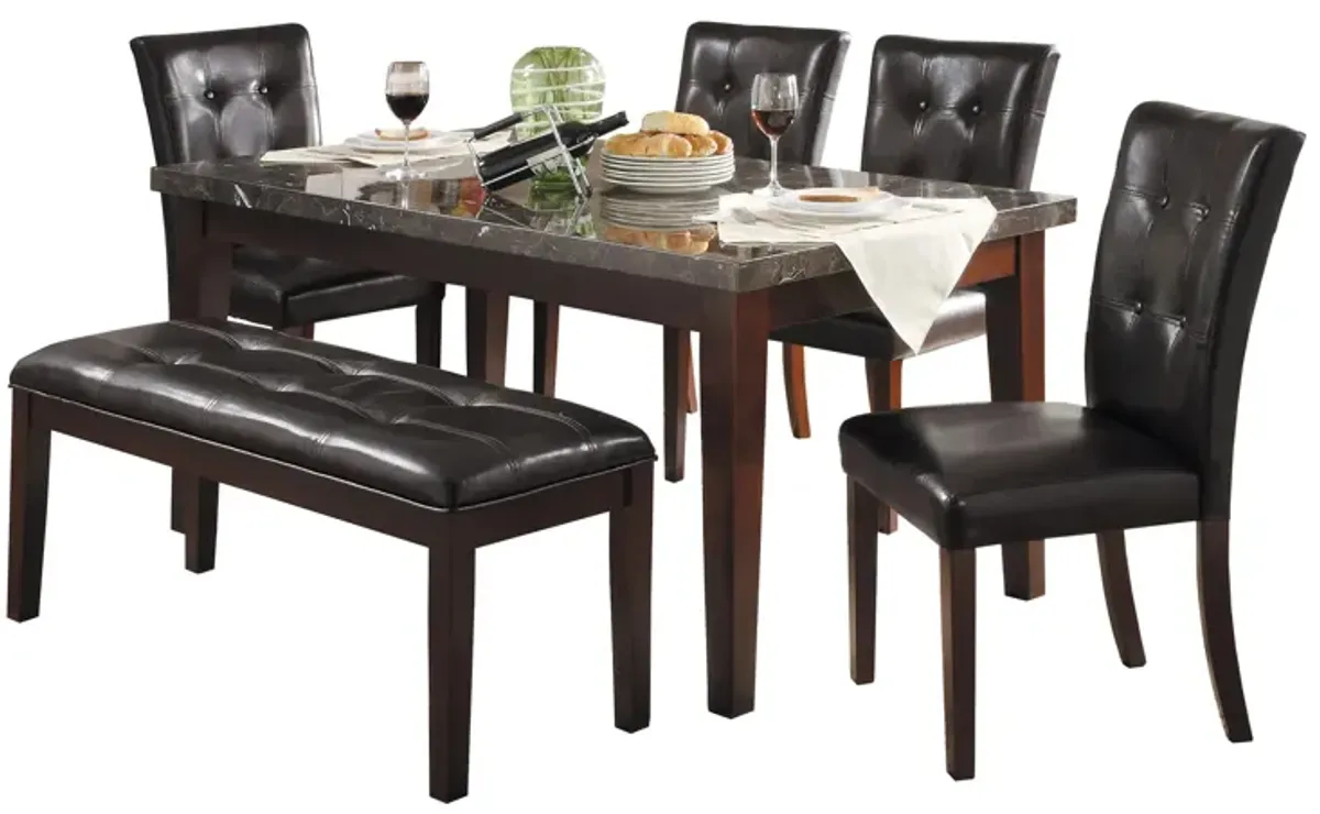 Diego 6-pc. Dining Set W/ Bench