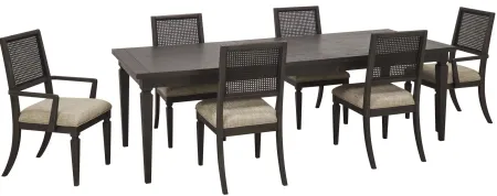 Dutton 7pc Dining Set in Blackstone by Liberty Furniture