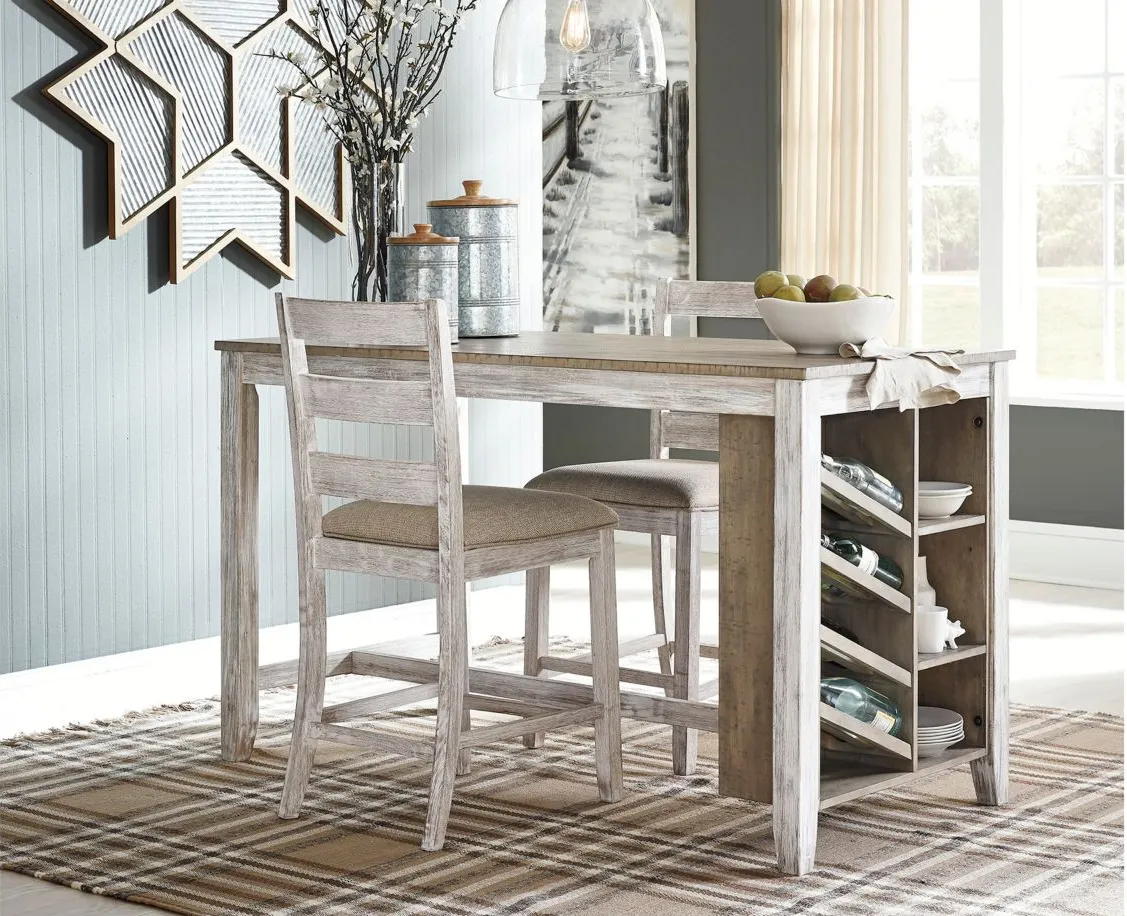 Jonette 3-pc. Dining Room Set in Two- Tone by Ashley Furniture